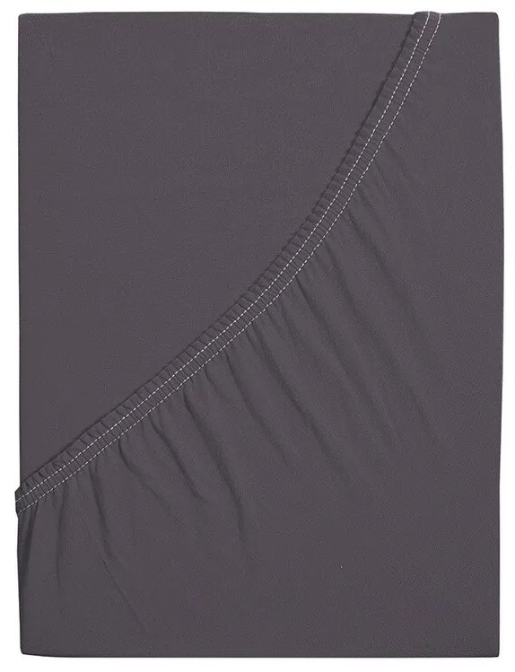Cearșaf de jersey 4Home Ideal antracit , 70 x 140cm, 70 x 140 cm