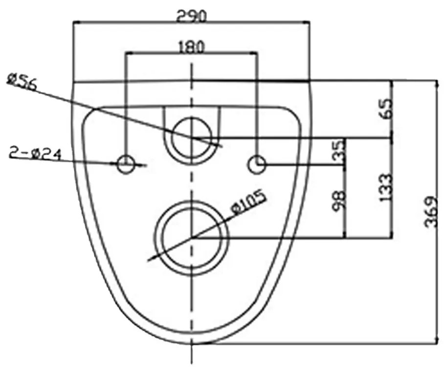 Toaletă Roya montată pe perete cu scaun