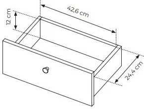 Măsuță de cafea Scandia 2S (Stejar scandi + moloid scandi). 1071391