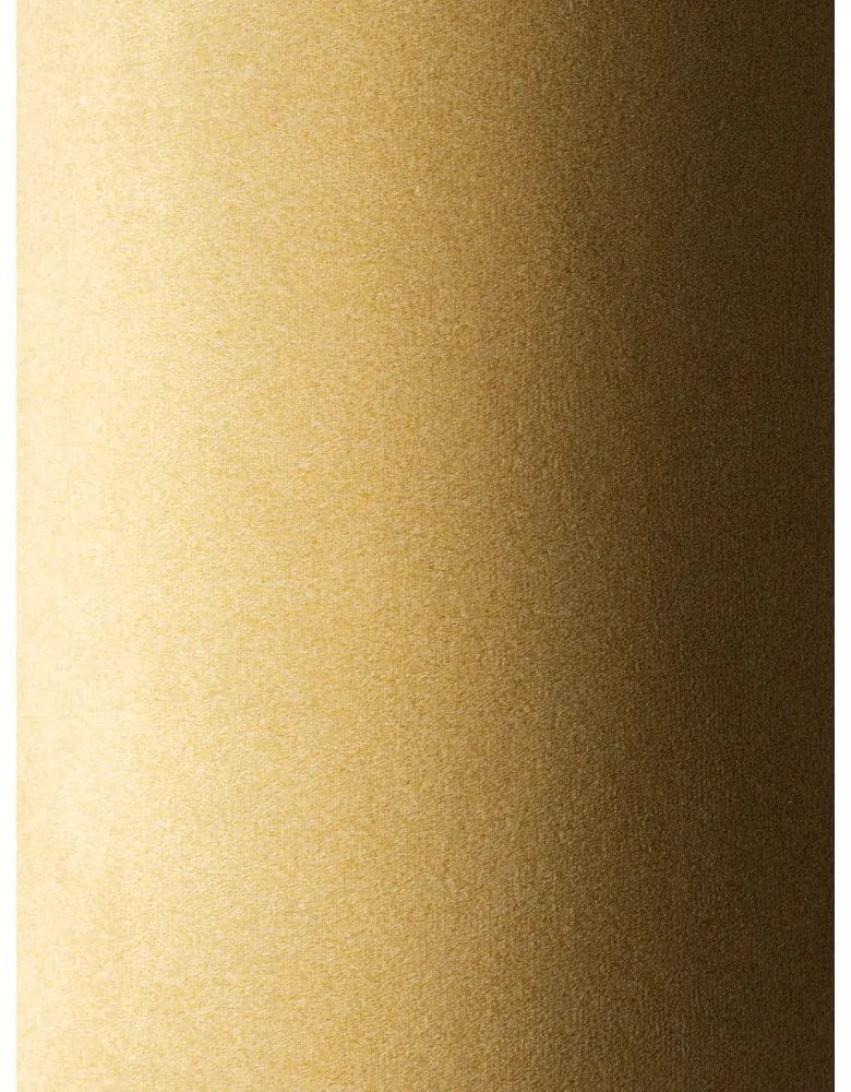 Fotoliu puf pentru copii galben cu tapițerie din catifea Bunny – Wigiwama