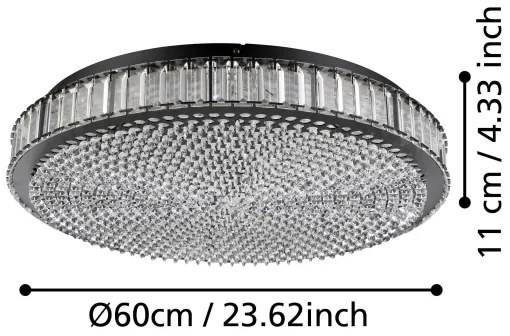 Plafonieră LED dimabilă Eglo 390249 BALPARDA LED/52,4W/230V 4000K