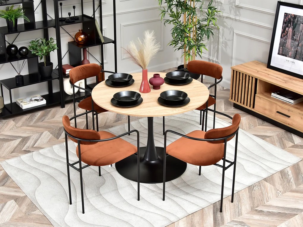 Scaun Magnus (cupru + negru). Promo -16%. 1111145