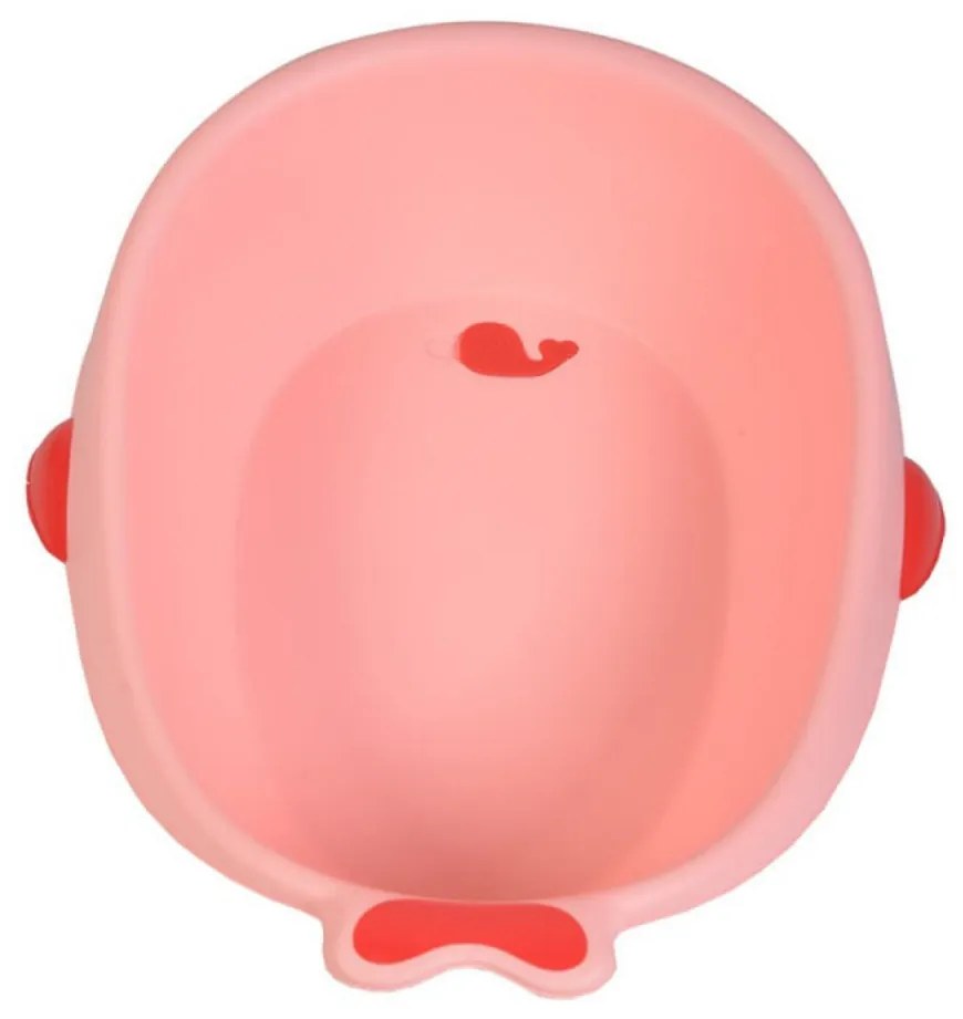 Cadita ergonomica pentru bebelusi si copii NOVOKIDS™ Zanzibar Minnie Tub , Baita bebe, Dimensiuni 73X60X49 cm, Suport anti alunecare, Supapa