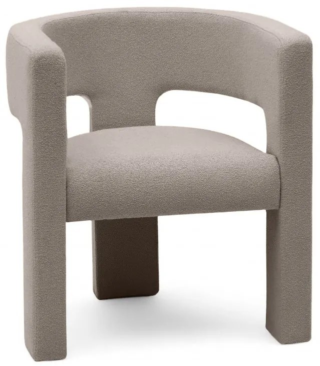 Fotoliu de design bej-gri ALPHA LOOP