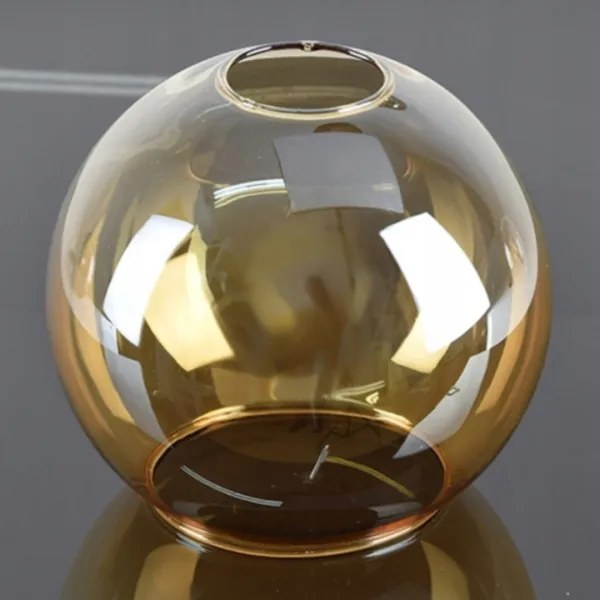 Lustră pe tijă VASCO 6xE27/60W/230V negru/bej fumuriu