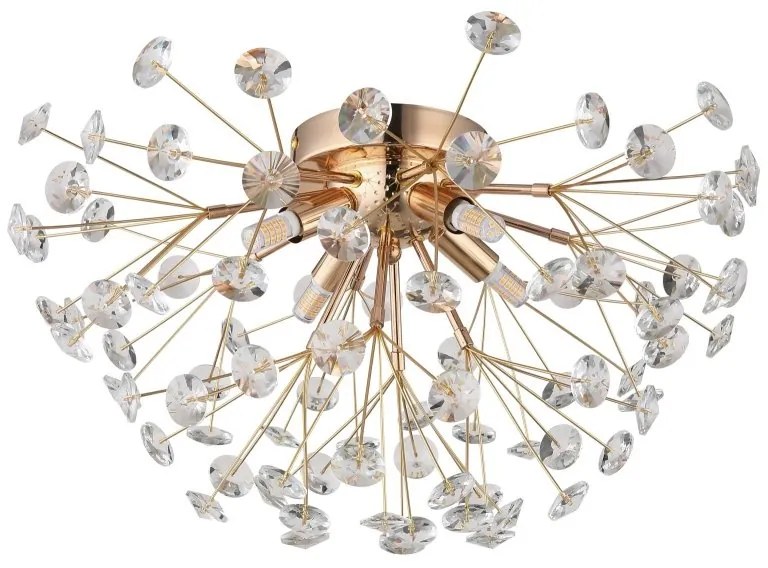 Plafoniera design elegant KATRINA 45cm auriu 64135D GL