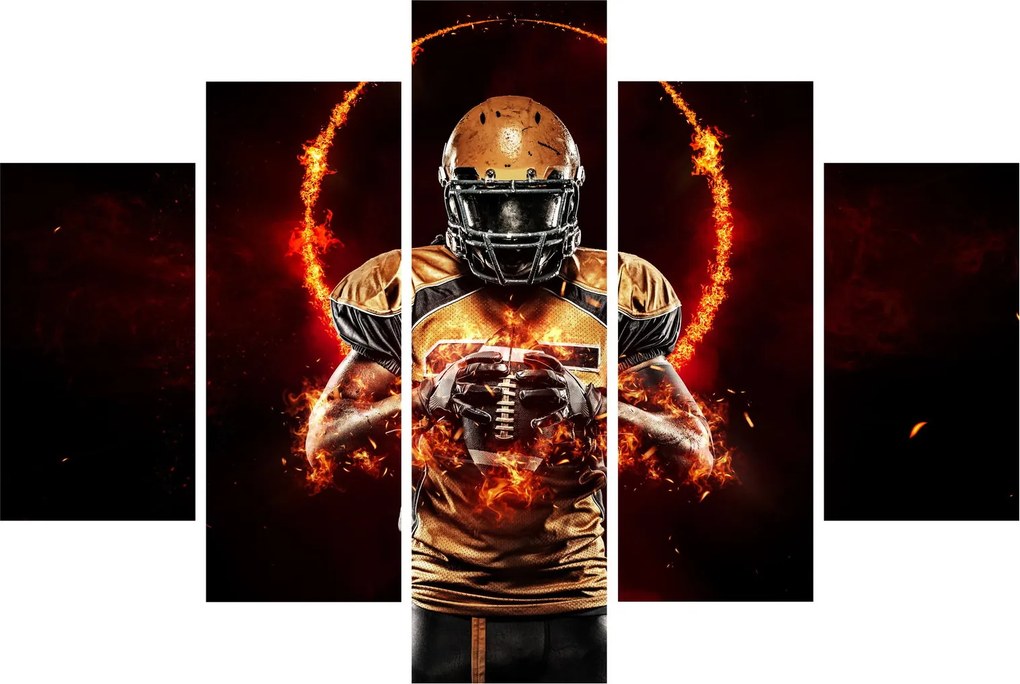Tablou - Jucător de fotbal american (150x105 cm)