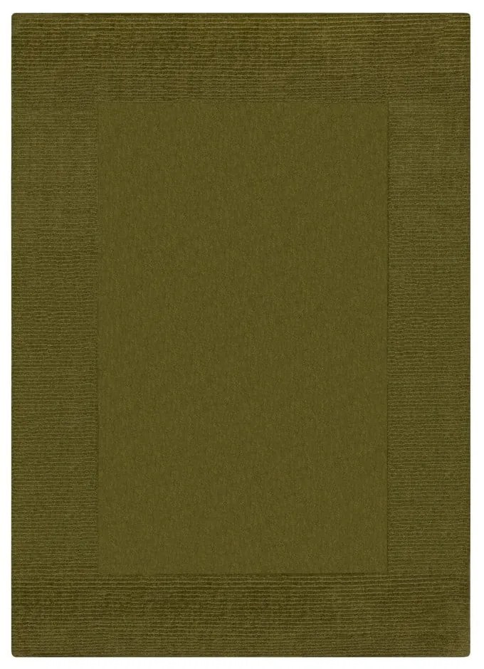 Covor verde din lână 120x170 cm – Flair Rugs