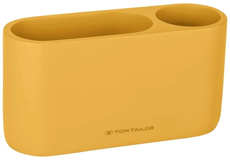 Suport pentru periuța de dinți galben muștar din polirășină Tom Tailor T-Color Bath – Wenko