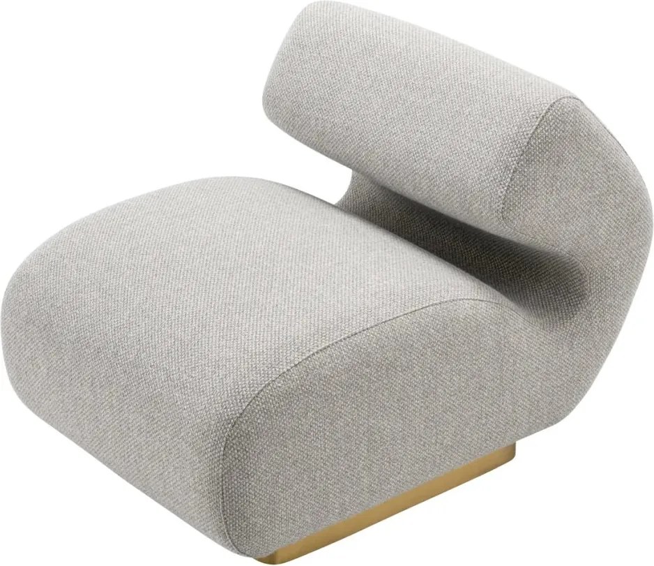 Fotoliu design elegant LUX Sansome, Reve grey