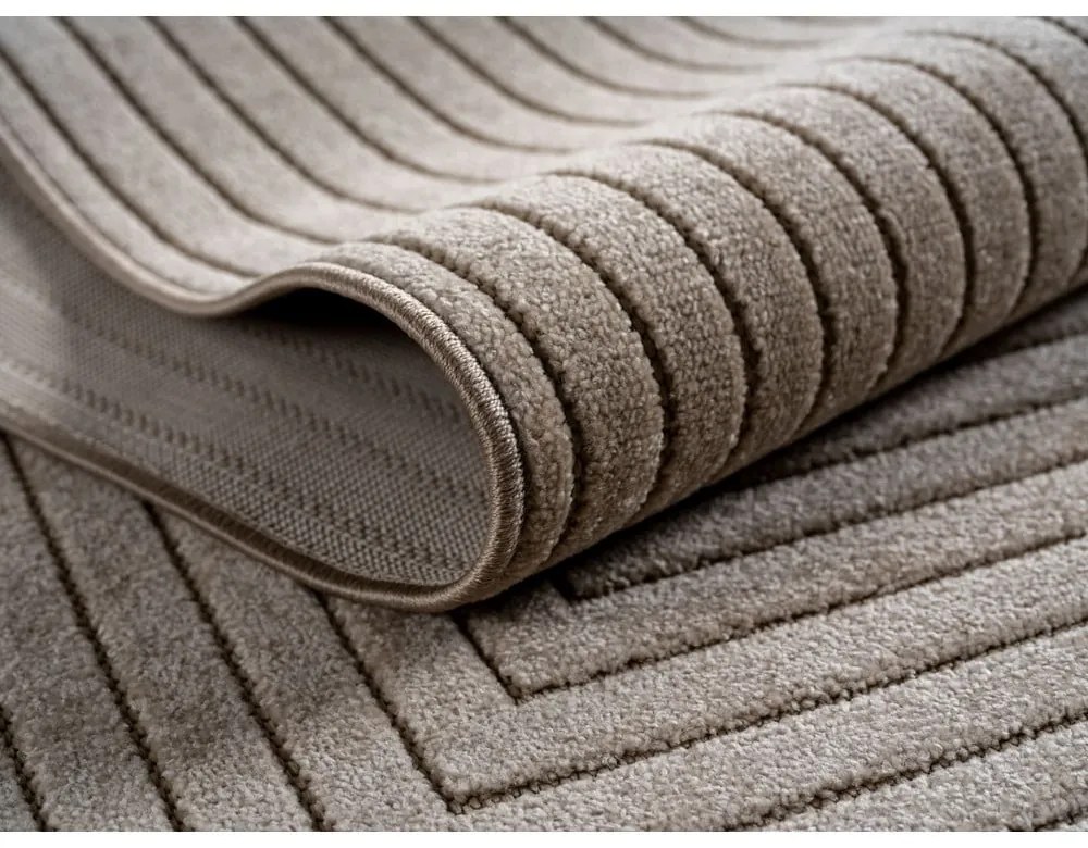 Covor tip traversă pentru interior și exterior bej 80x250 cm Nova 1202 – Ayyildiz Carpets