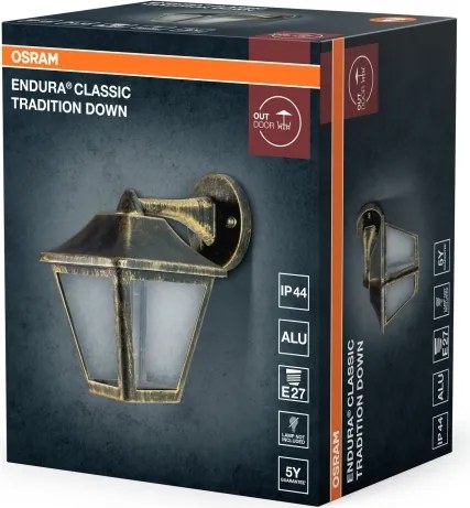 Osram - Aplică de perete pentru exterior TRADITION DOWN 1xE27/60W/230V IP44