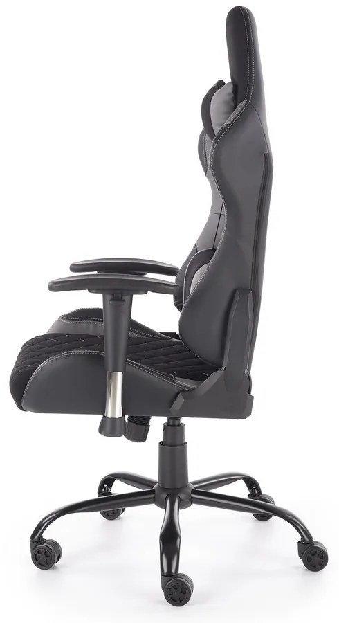 Scaun gaming Drake, negru/gri