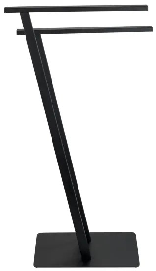 WENKO 24396100 - Suport pentru prosoape LIRIO, 20 x 40 cm, negru