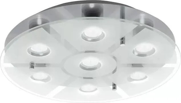 Eglo 75343 - Plafonieră LED dimabilă CABO-SD, 7xGU10/5W/230V, Ø46 cm, crom mat