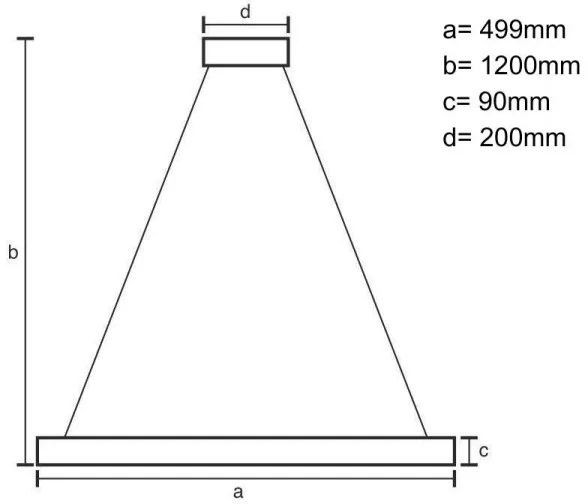 Lustră LED dimabilă pe cablu LED/80W/230V 3000-6500K negru + telecomandă
