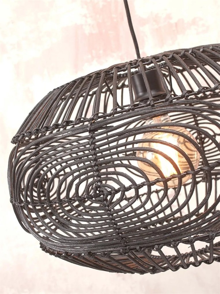 Lampadar eco din bambus cu ratan Madeira bl/48cm