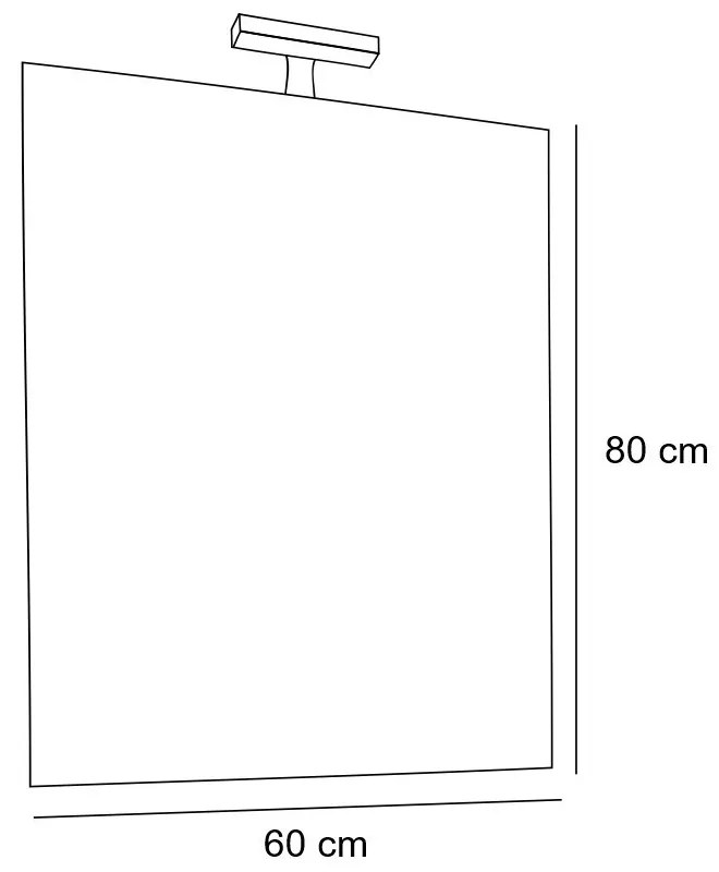 Mobilier complet de baie Porto Prime 60, alb