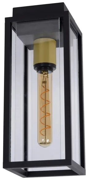 Aplică de exterior Lucide 27105/01/30 LAURENS 1xE27/15W/230V IP54 negru