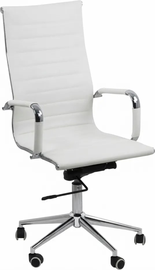 Scaun directorial modern OFF 802 alb