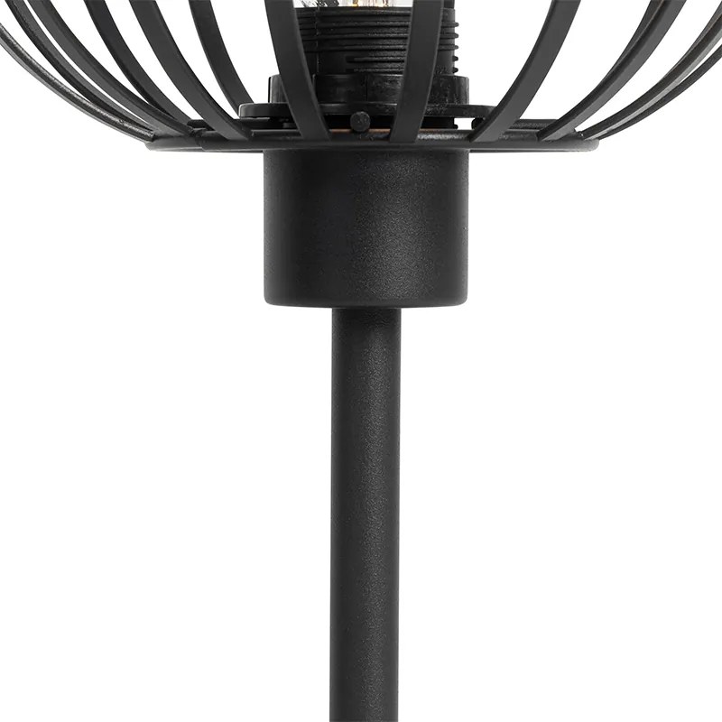 Lampa de masă de design neagră - Johanna