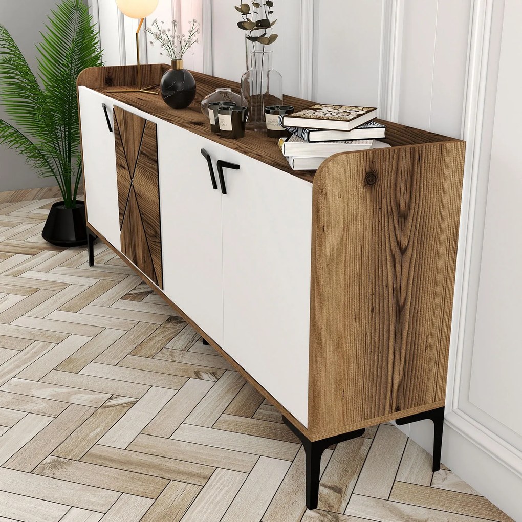 Dulap Venedikt (nuc + alb). 1072731