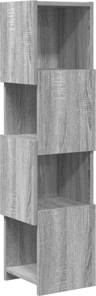 vidaXL Dulap de colț Gri Sonoma 25,5x25x102cm Lemn compozit