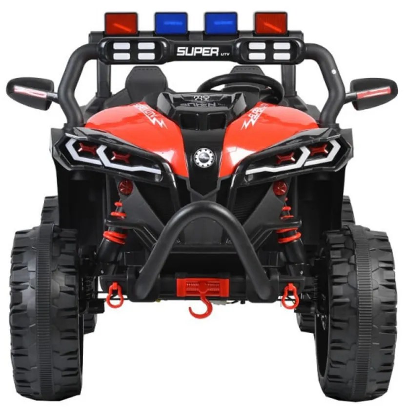 Masinuta Electrica cu acumulator pentru copii NOVOKIDS™ Super Beasty Buggy UTV , 2 locuri, Cu faruri luminoase, Telecomanda, 3-9 ani , max 30 kg ,