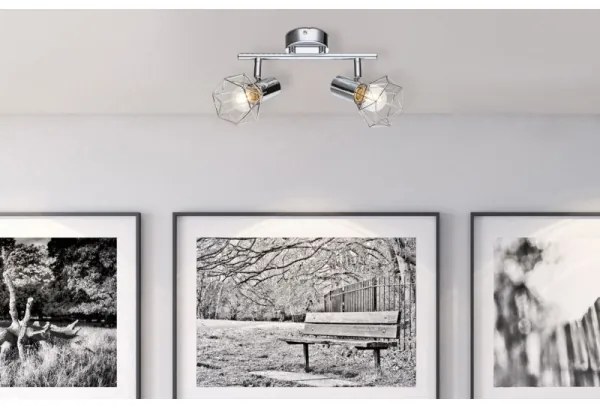 Globo 54802-2 - Lampa spot XARA I 2xE14/40W/230V