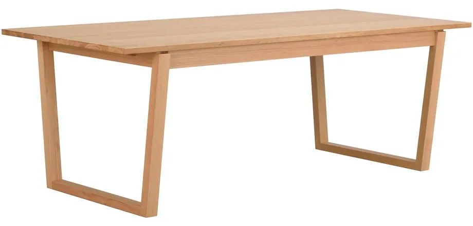 Masă pliantă în decor de stejar Rowico Colonsay, 215 x 96 cm