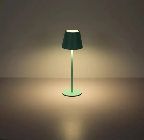 Globo 58488M-LED VANNIE — lampă de masă reglabilă, cu control tactil, reîncărcabilă, pentru exterior, 3W/5V, IP54, 1800 mAh