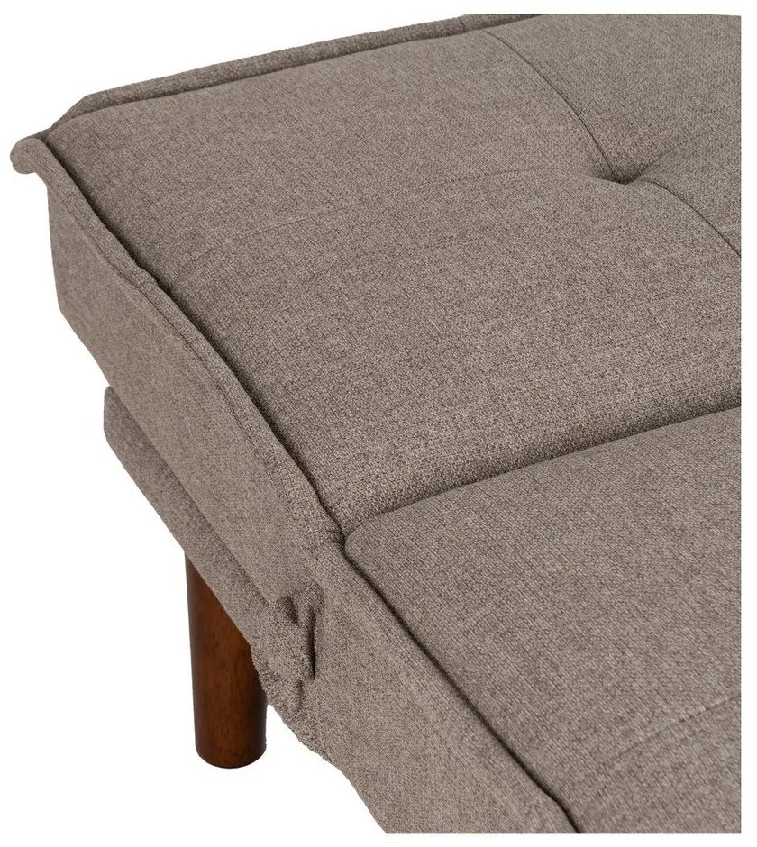 Canapea grej extensibilă cu tapițerie din chenille 181 cm – Ixia