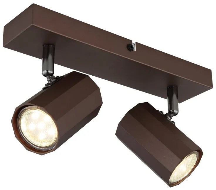 Aplica, Plafoniera cu 2 Spoturi directionabile JAMES bronz
