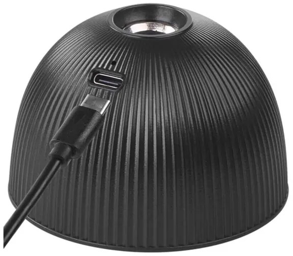 Lampă LED magnetică reîncărcabilă dimabilă de masă 4 în 1 LED/4,2W/3,7V 4000K negru