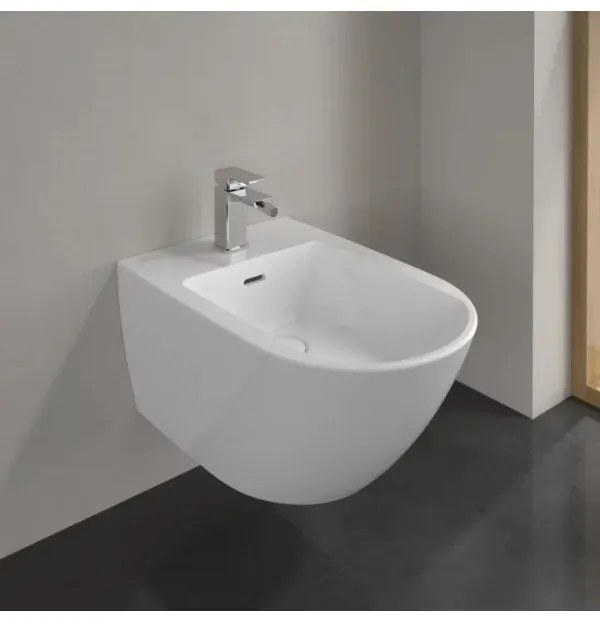 Bideu suspendat, Villeroy&amp;Boch Subway 3.0, 37.5x56cm, Alb Alpin, 44700001