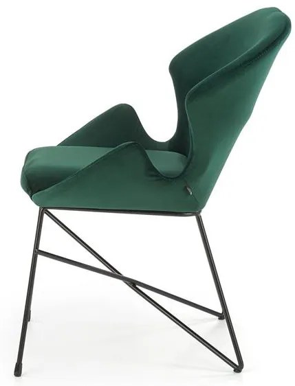 Scaun K458 catifea Verde – H82 cm