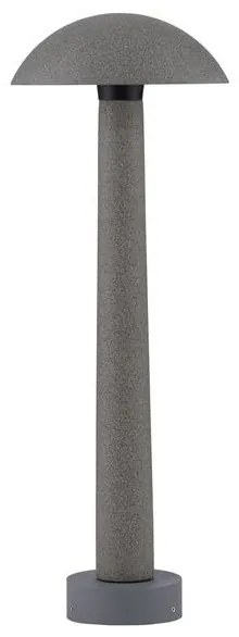 Stalp LED din ciment negru pentru exterior IP65 Tura H-55cm