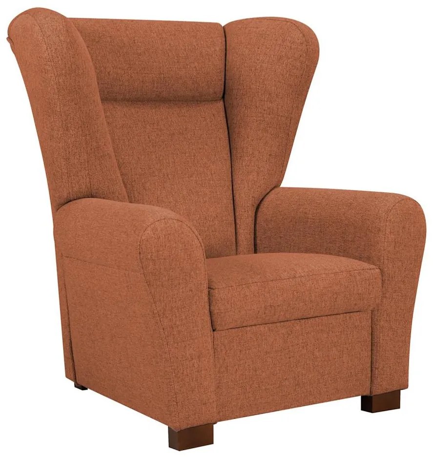 Fotoliu cu aripi VIVA, portocaliu