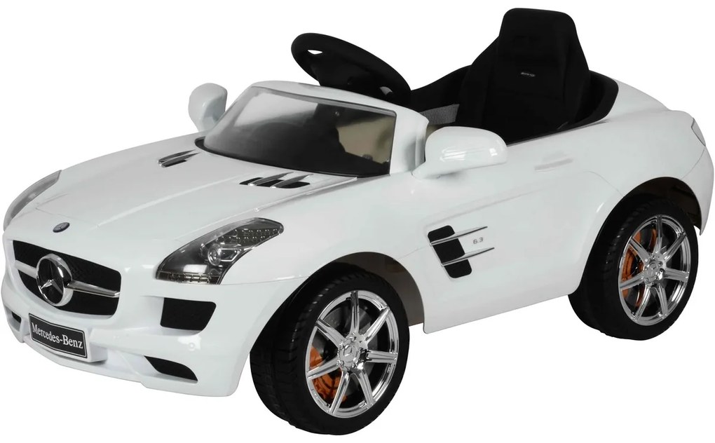 Buddy Toys BEC 7110 Mașinuță electrică MercedesBenz SLS, albă
