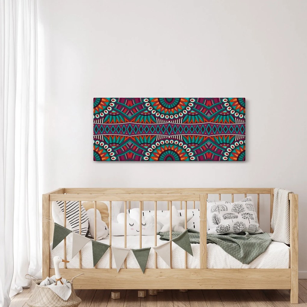 Tablou cu bastracție ornamentală (120x50 cm)