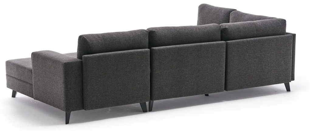 Canapea extensibilă de colț Efsun - Anthracite