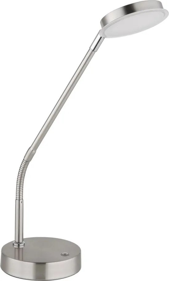 Globo 58504TN - Lampă de masă LED SILVIO, dimabilă prin atingere, 6,5W/230V, crom mat