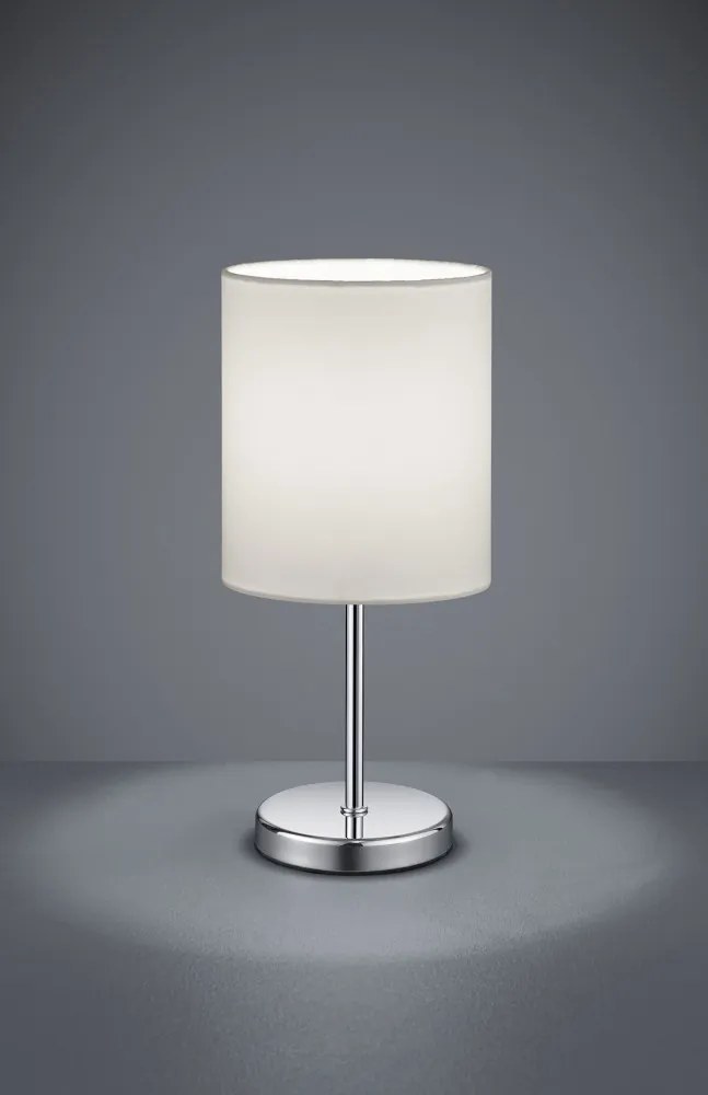 Trio JERRY R50491001 lampa de masa de noapte  crom   metal   excl. 1 x E14, max. 40W   IP20
