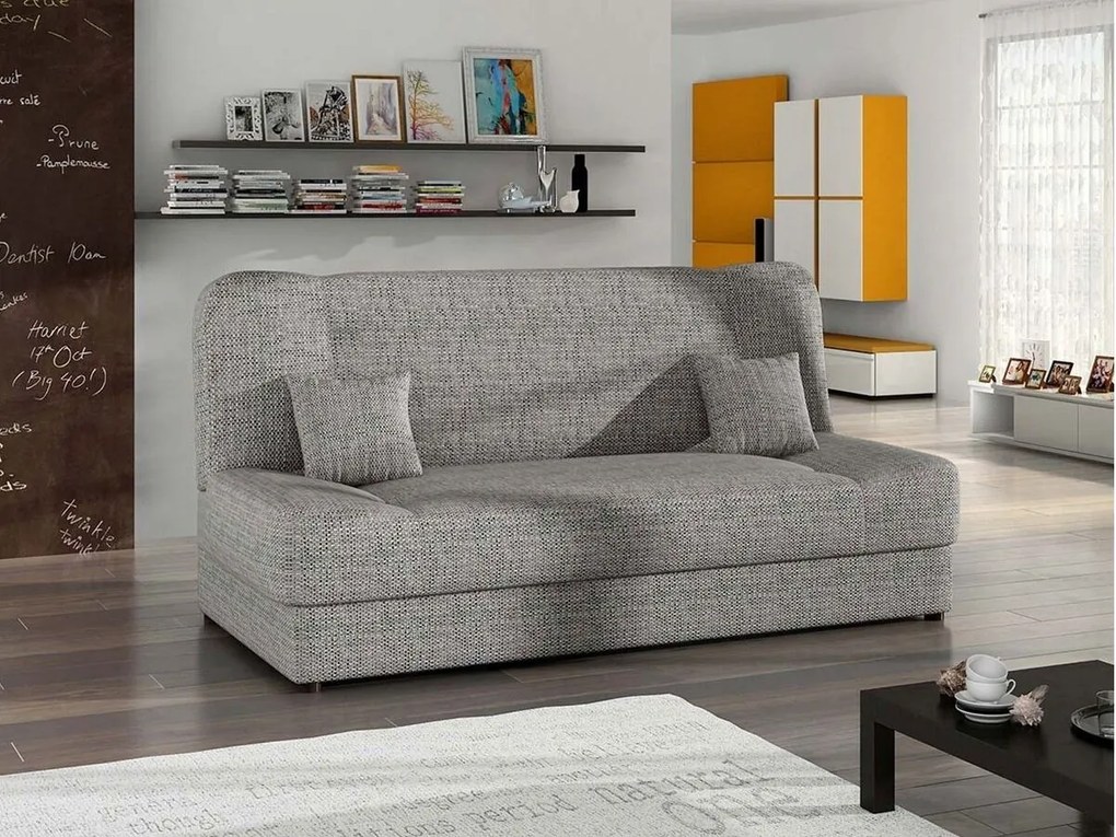 Canapea extensibilă Miami 104 Cutie de pat, 86x195x87cm, 52 kg, Picioare: Plastic