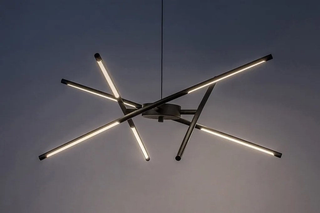 Lustra LED suspendata cu tije directionabile Henli