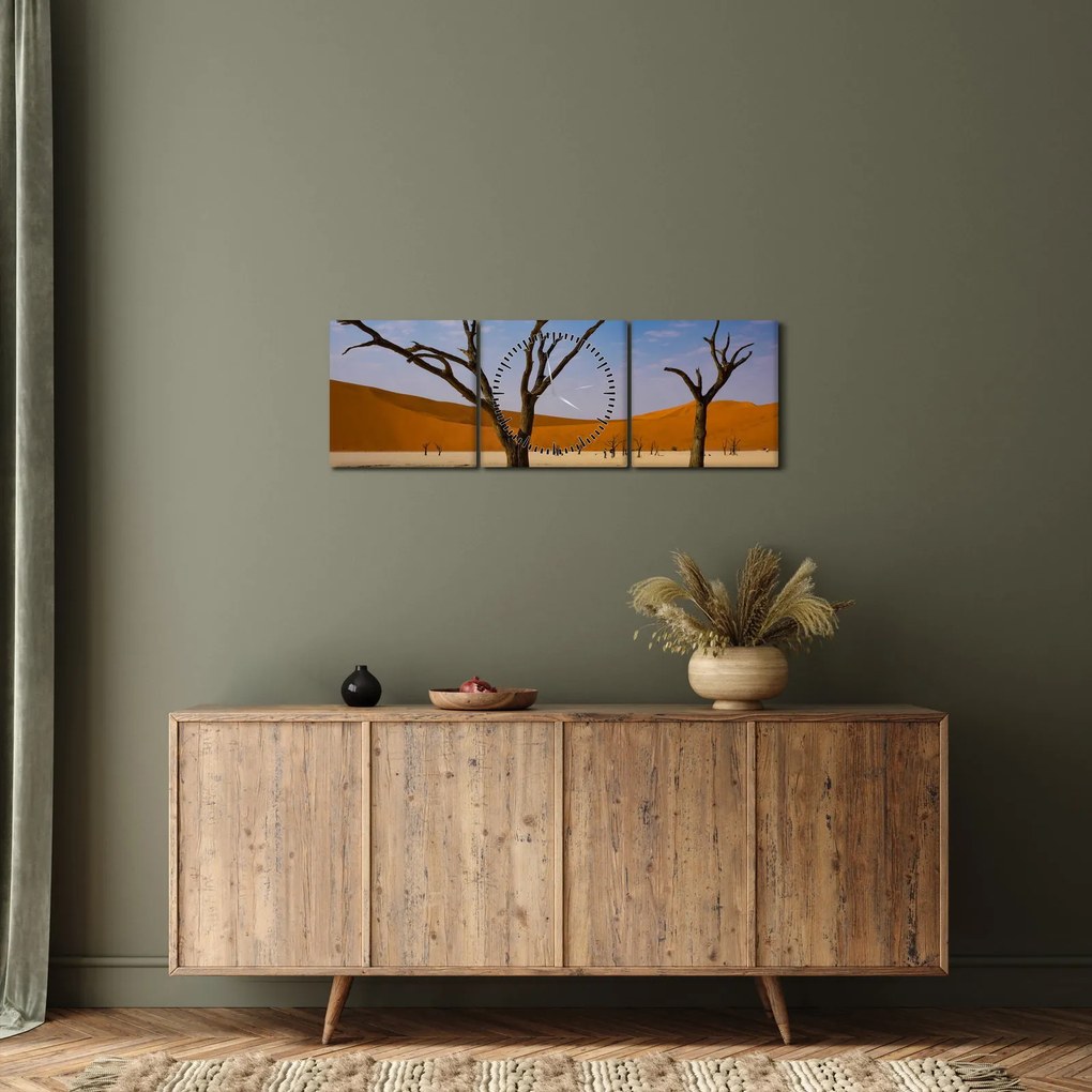 Tablou - Valea Morții (cu ceas) (90x30 cm)