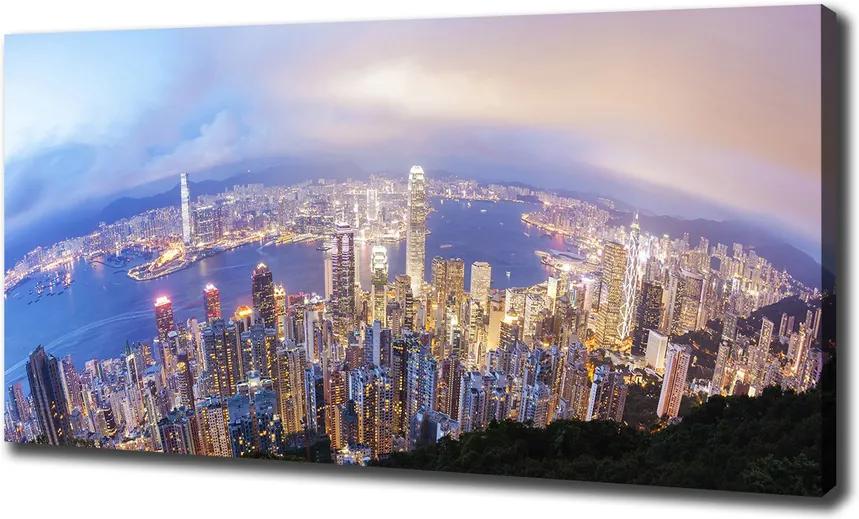 Tablou pe pânză Hong kong panorama
