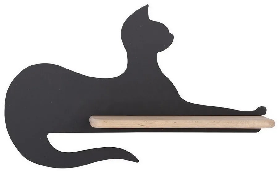 Aplică LED cu raft pentru copii BLACK CAT LED/5W/230V