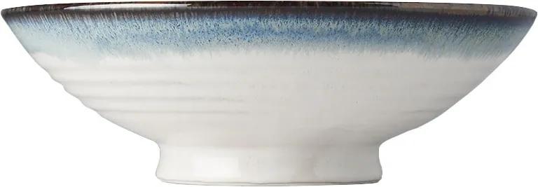 Bol din ceramică pentru ramen MIJ Aurora, ø 25 cm, alb