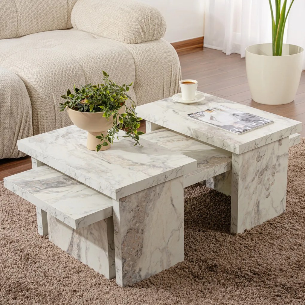 Masă de cafea Sanctuary Fressia Marble